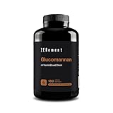 Glucomannan 4200 mg pro Tagesdosis, mit Vitamin B3 und Chrom – Ballaststoffe aus Konjakwurzel – Sättigungseffekt, Begleitung bei der Gewichtskontrolle – 180 Vegane Kapseln – Zenement