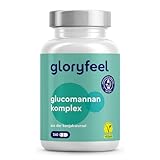 Glucomannan hochdosiert - 240 Kapseln - Konjakwurzel für Gewichtsverlust * - 4.000 mg Glucomannan pro Tagesdosis - Mit Niacin und Chrom - 100% vegan & ohne unerwünschte Zusätze