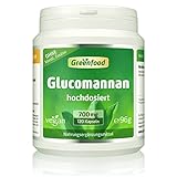 Glucomannan, 700 mg, hochdosiert, 120 Kapseln - schnell und nachhaltig abnehmen. 100% natürlich. OHNE künstliche Zusatzstoffe, ohne Gentechnik. Vegan.