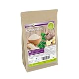 Vita2You Konjakmehl 250g - feines Glucomannan Pulver - Glutenfrei - konjakwurzel - Zippbeutel - Premium Qualität