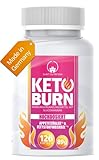 KETO BURN®* Appetitzügler* Kapseln, Abnehmen* & Stoffwechsel** EXTREM hochdosiert mit Glucomannan, Cholin, Vitamin B1 + Vitamin B6 für Frauen & Männer – Nahrungsergänzung schnell & stark, 21 Tage Kur