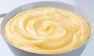 Pudding aus Konjakmehl hergestellt