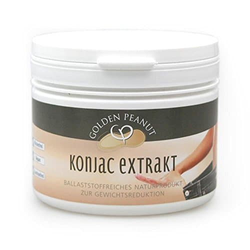 Dose mit Konjak Pulver